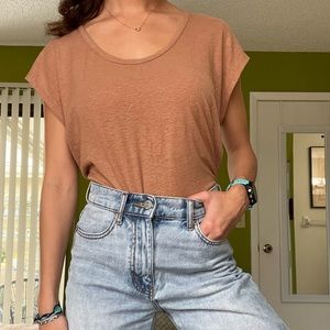 Madewell Tan T-Shirt